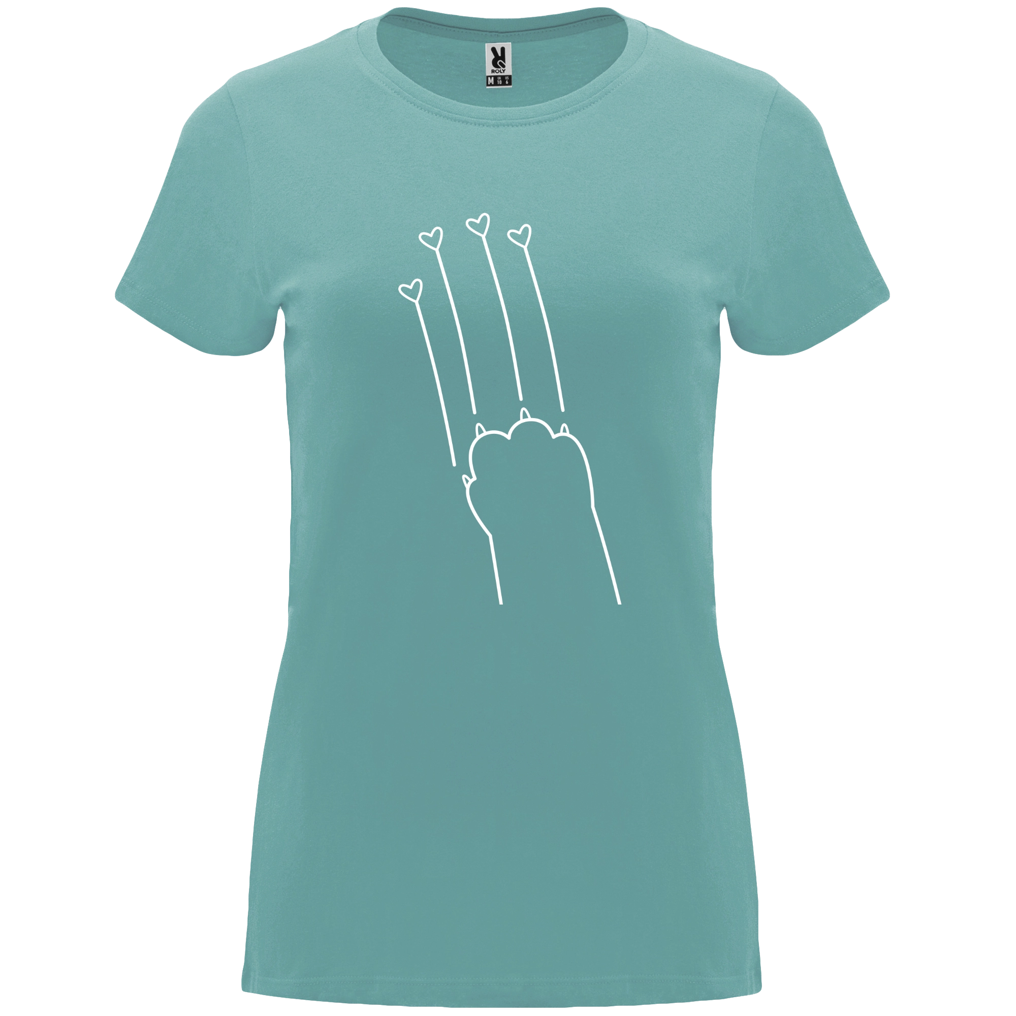 col miau amor gatuno verde dusty mujer delantera