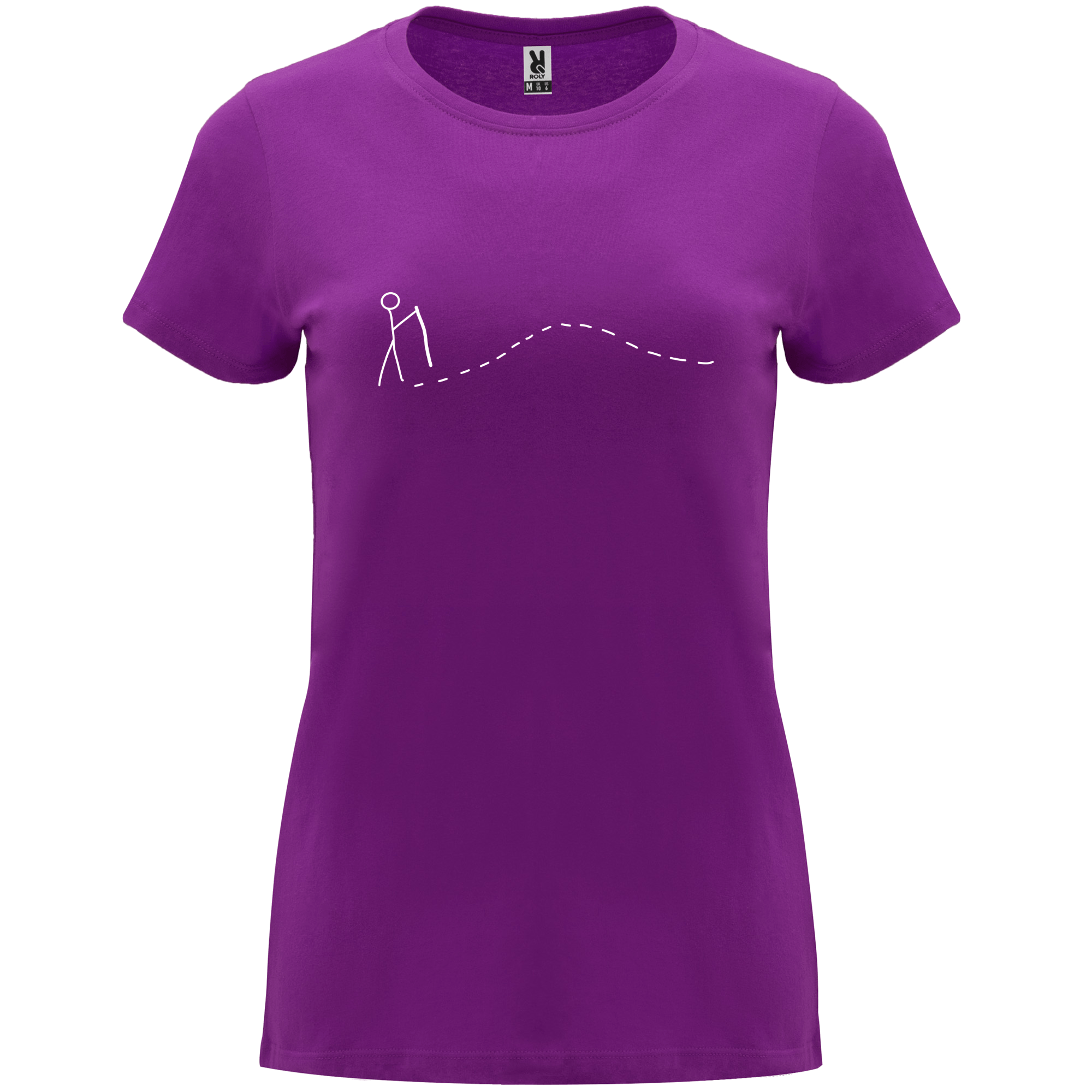 col paranoia mujer caminante delantera purpura